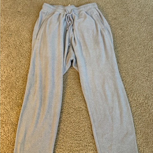 Free People Light Gray Jogger Pants - Picture 1 of 8